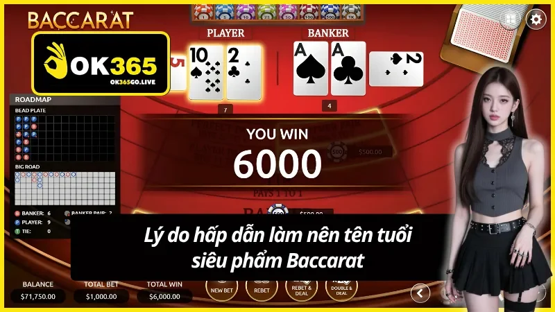 Những lý do làm nên tên tuổi Baccarat