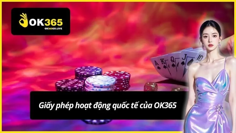 Giấy phép hoạt động quốc tế của OK365